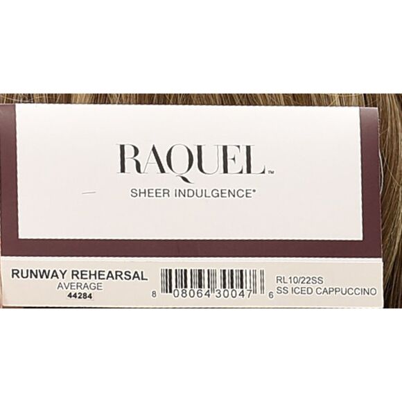 Runway Rehearsal wig by Raquel Welch, RL10/22SS Shaded Iced Cappuccino, NEW main image 9
